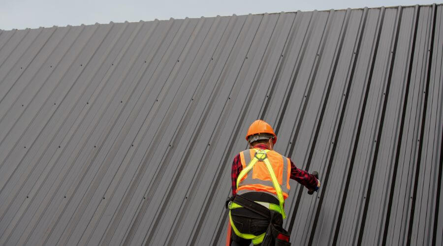 Professional metal roof installation services in Easton, ME
